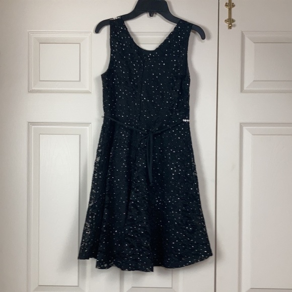 Speechless Jeweled Waist Flutter Sleeve Dress Size 14 - Picture 6 of 10